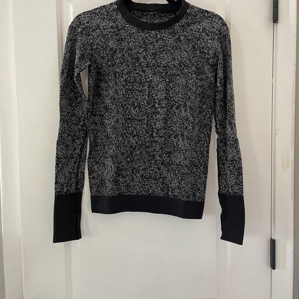 lululemon athletica Black and Gray Women's Top